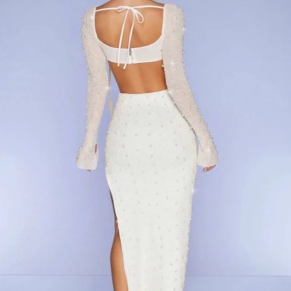 Oh Polly LA DÉSIRADE, BORDEAUX Embellished Set - Picture 2 of 4